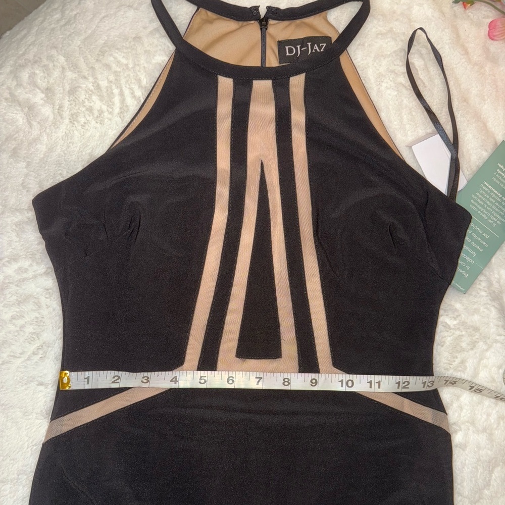 Black Cut Out Backless Halter Maxi Dress Dj-Jaz $120$ - Picture 6 of 8